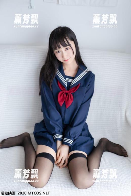 喵糖映画的美图，带你去户外做一个清纯的JK梦！