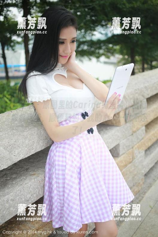 美媛馆 - 原图里的Carina绮里嘉，甜得像棉花糖，顺便契约了我的心……就不还了！